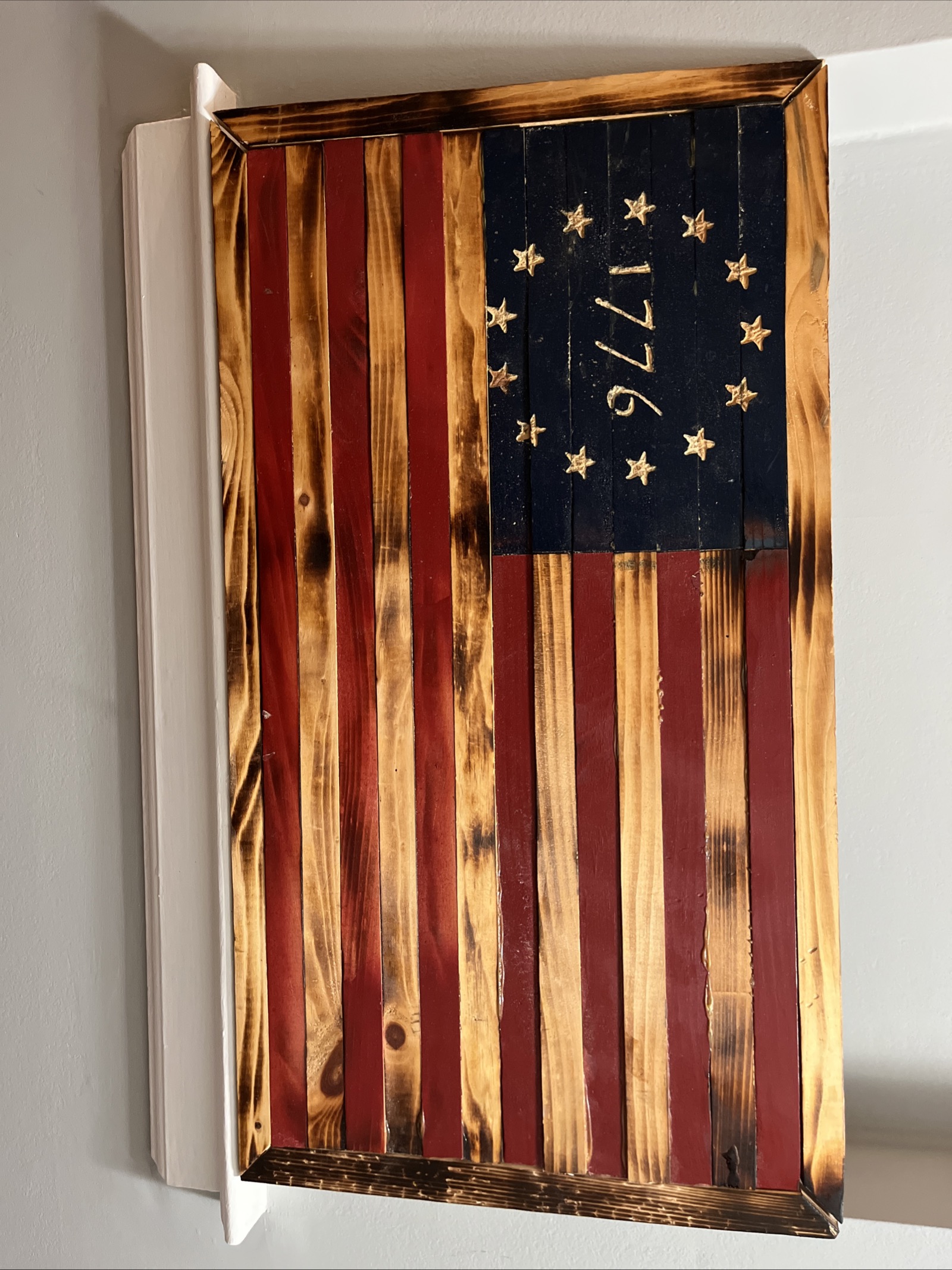 Vertical 1776 Flag